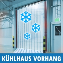PVC Kühlhaus Vorhang Kühlzelle Kühlraum